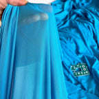 Light Power Mesh Net Turquoise 4 way stretch PER METRE