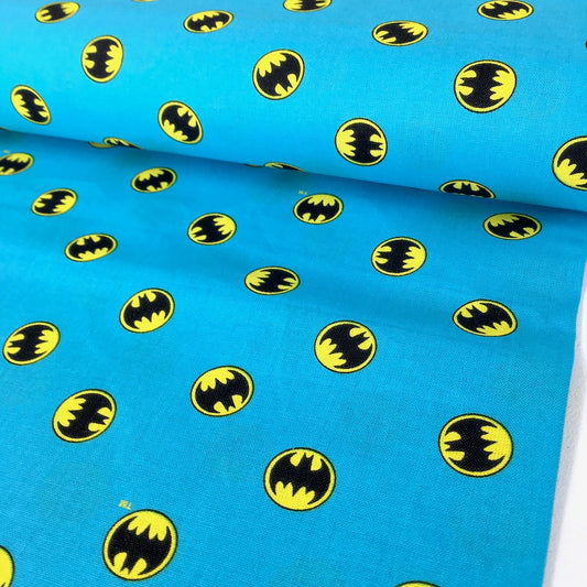 DC Heroes & Heroines - Small Batman Logo Blue (Per Metre)