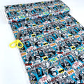 DC Heroes & Heroines - Batman Comic Strip White (Per Metre)