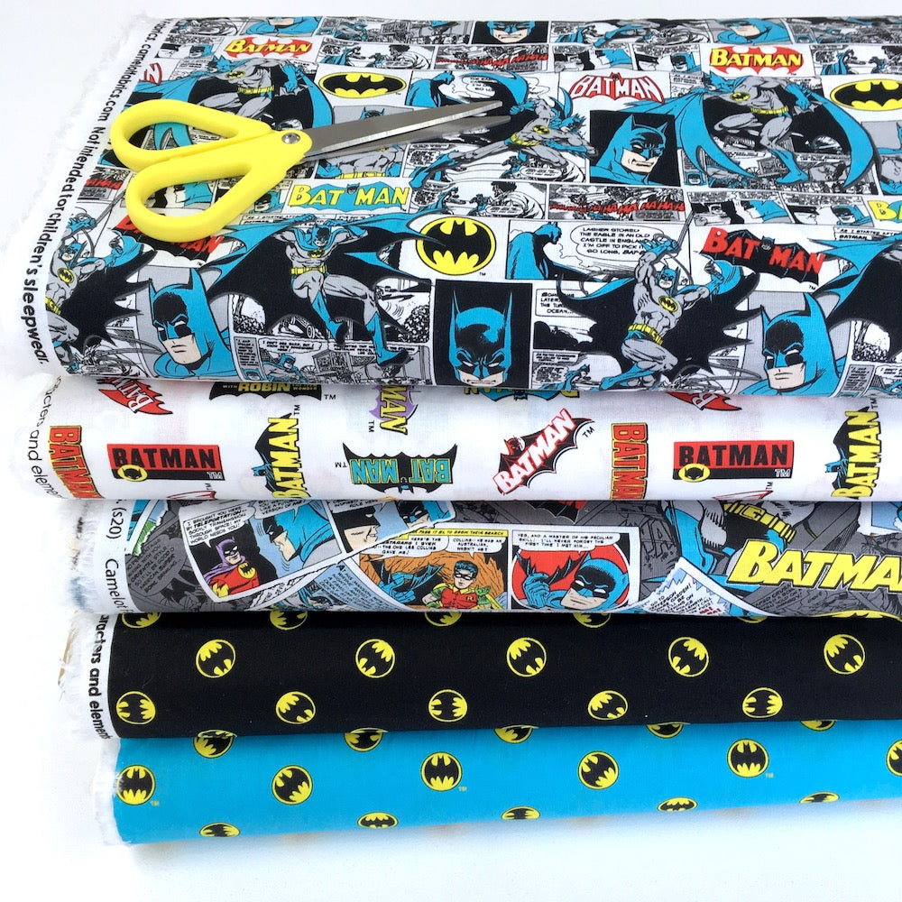 DC Heroes & Heroines - Small Batman Logo Blue (Per Metre)