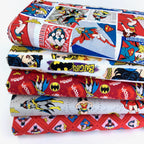 Quilting Cotton - DC Heroes & Heroines - Super Women Red (Per Metre)