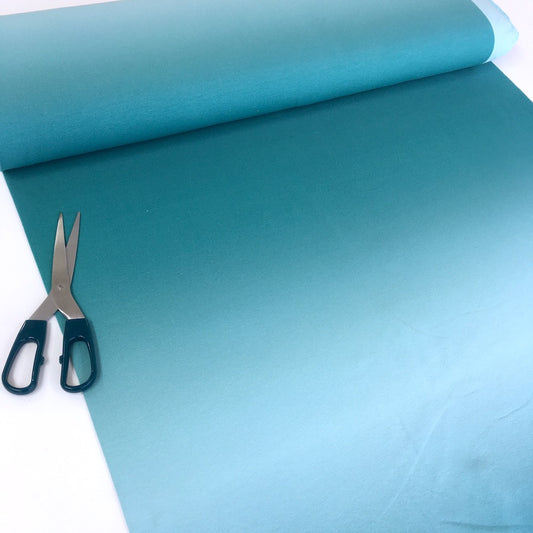 Smooth Colours - Ombre Solids French Terry - Teal