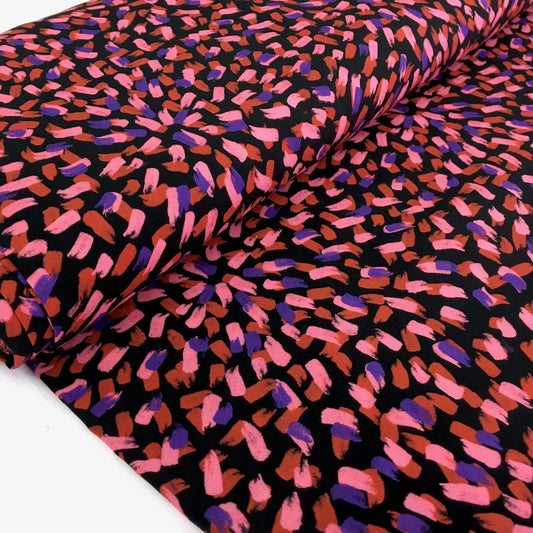 Remnant of Grand Finale - Viscose Fabric - Pink (194cm)