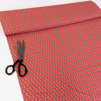 Atomic Shields - Hamburger Liebe Organic Cotton Poplin - Coral Red