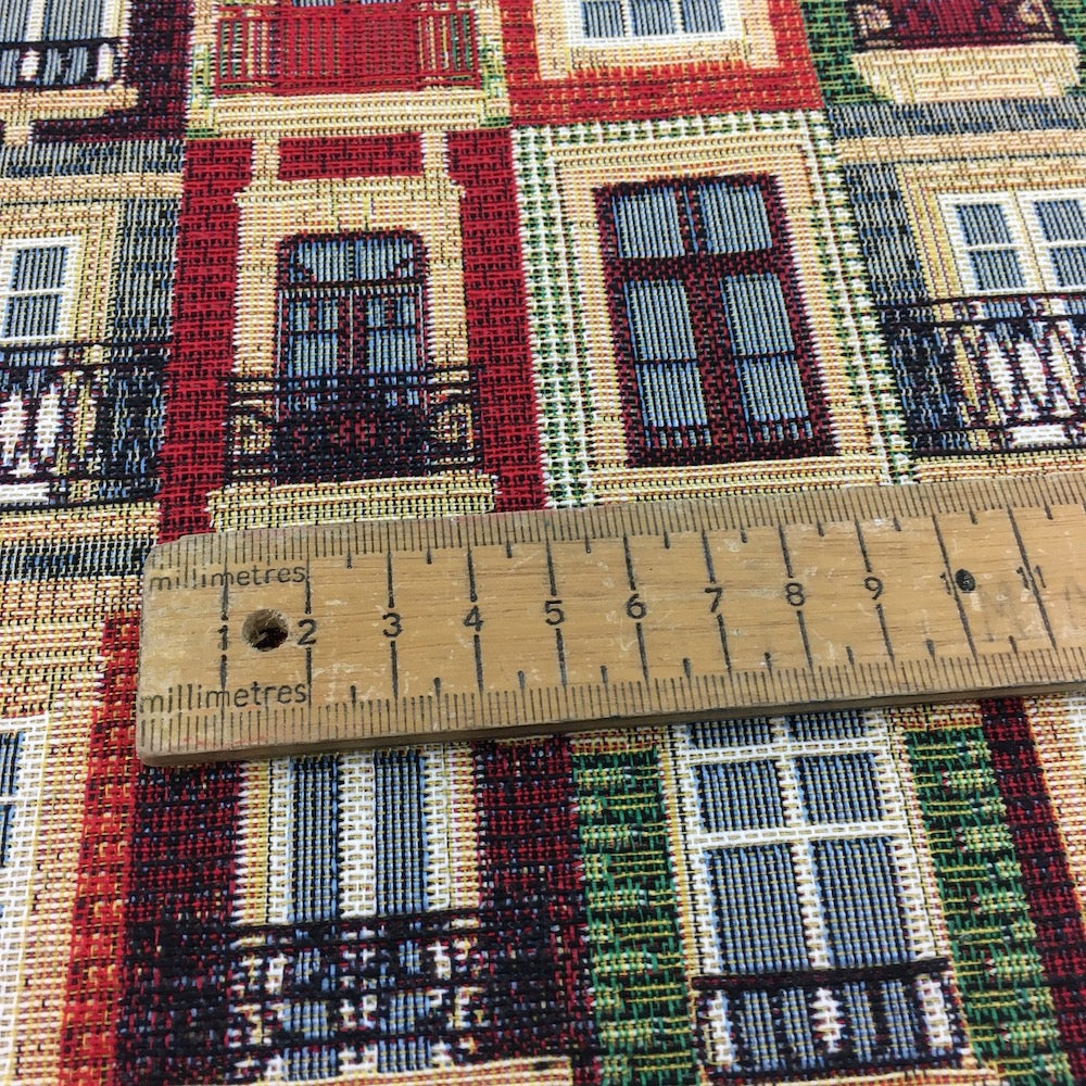 Windows of Porto New World Tapestry Canvas Fabric