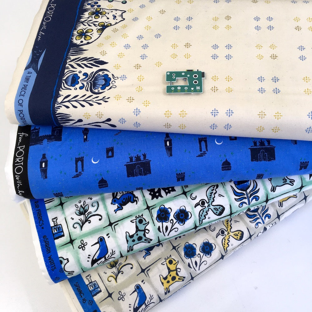 Cotton and Steel - From Porto With Love - Evora Blue
