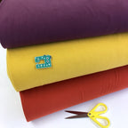 Remnant of Organic Soft Sweat Solids - GOTS Cosy Knit - Terracotta (77cm)