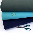 Remnant of Organic Soft Sweat Solids - GOTS Cosy Knit - Terracotta (77cm)