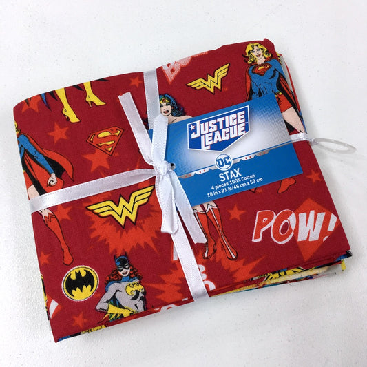 Camelot Fabric - Girl Power DC Stax - FQ Bundle