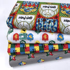 Harry Potter - Stained Glass Broomsticks - Multi (Per Metre)