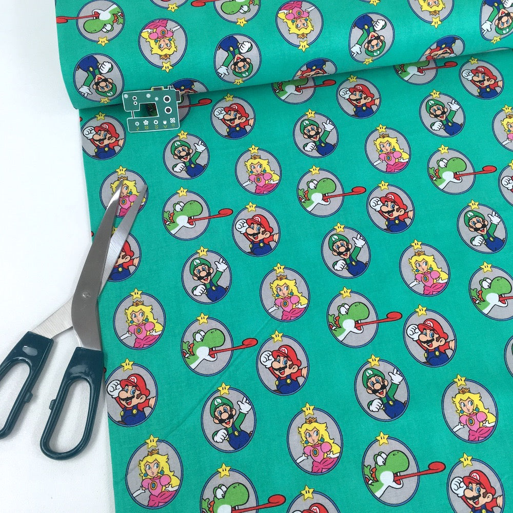 Springs Creative - Super Mario Character Badges - Teal