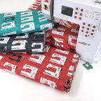 Benartex - Vintage Bernina - Red