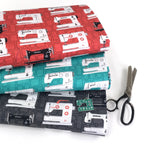 Benartex - Vintage Bernina - Red