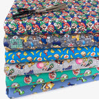 Super Mario - Go Mario and Friends - Grey (Per Metre)