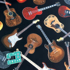 Timeless Treasures - Feel The Music - Toss Guitars Black