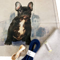Frenchie Cushion Panel Project Piped Kit (zip+envelope) Navy