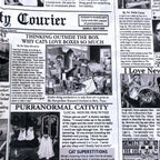 Cat Burglar Newsprint - Frumble Fabrics