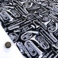 Silver Instruments Black - Frumble Fabrics