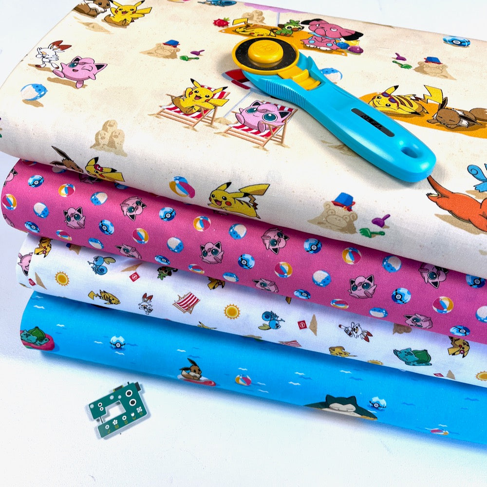 Robert Kaufman - Licensed Pokemon - Retro Squares Pastel