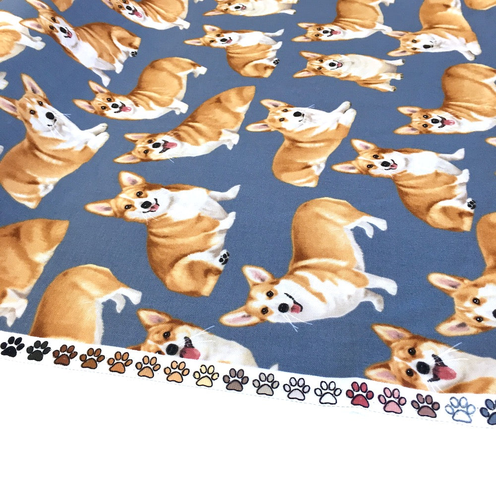 Corgis Grey - Frumble Fabrics