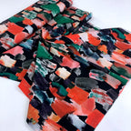 Lady McElroy - Cotton Lawn Fabric - Brushstroke Scarlett