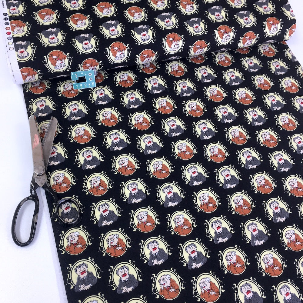 The Muppet Collection - Waldorf And Statler - Black (Per Metre)