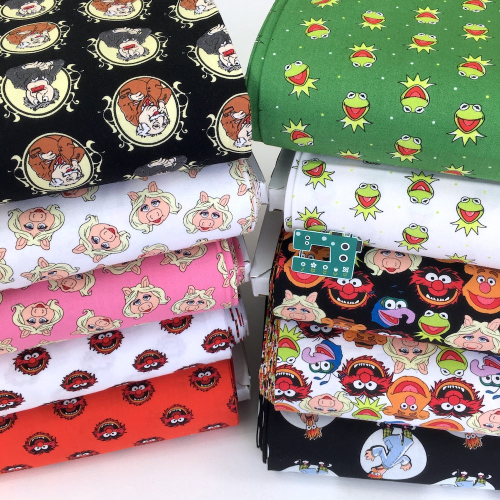 The Muppet Collection - Waldorf And Statler - Black (Per Metre)