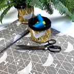 Cotton/Linen Canvas Hummingbird Chickens Coop Grey