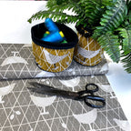 Cotton/Linen Canvas Hummingbird Chickens Coop Grey