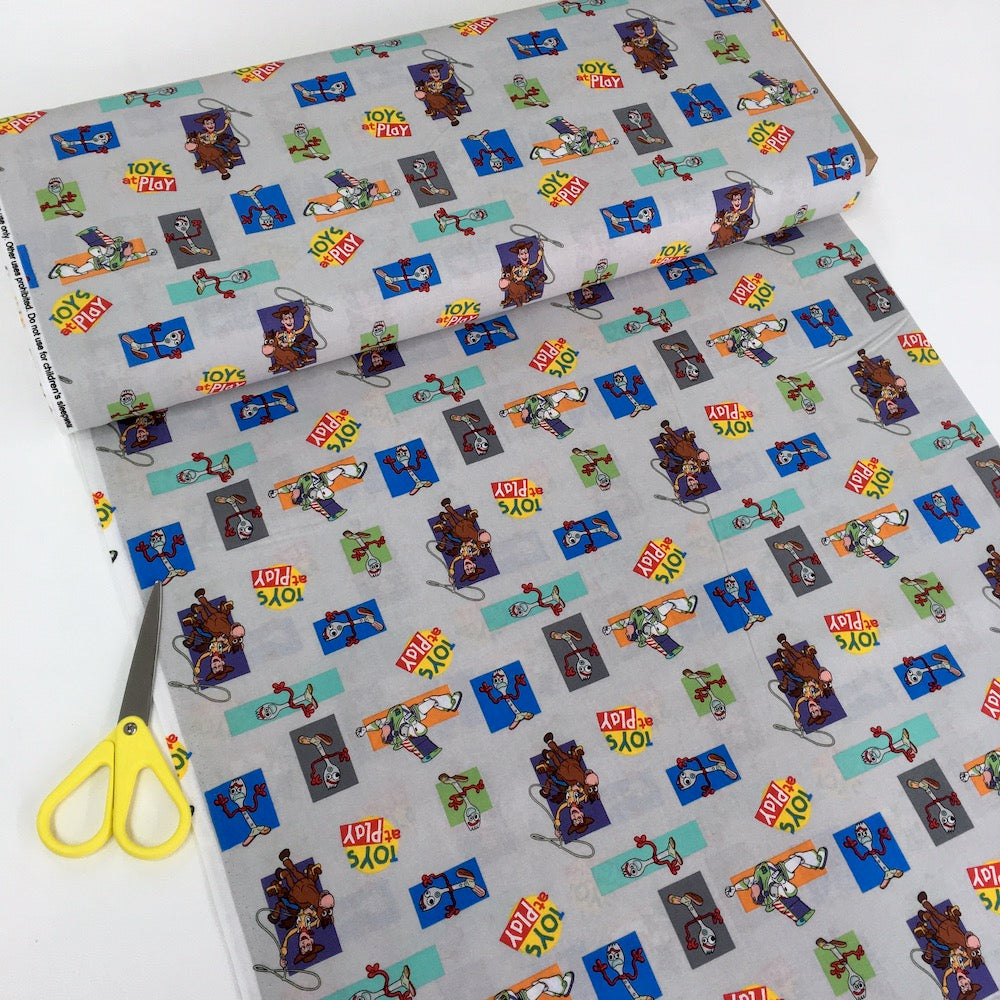 Toy Story 4 At Play With Forky Multi - Frumble Fabrics