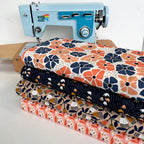 Cloud 9 Rayon Fabric - Floral Deco - Tulip (Per Metre)