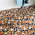 Cloud 9 Rayon Fabric - Floral Deco - Bell Flowers (Per Metre)