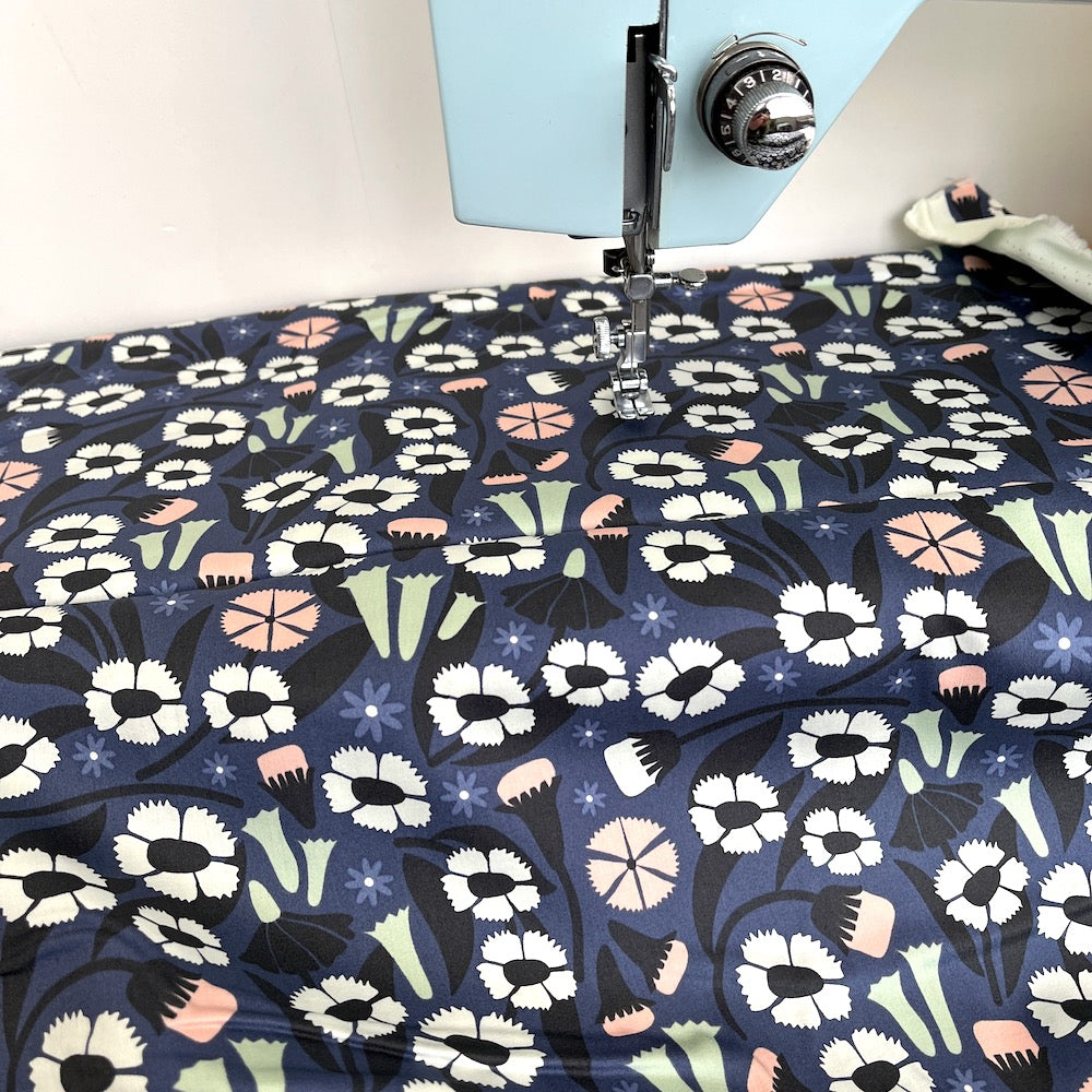 Cloud 9 Organic Cotton Sateen - Sweet Nothing - Meadow (Per Metre)