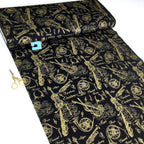 Timeless Treasures - Metallic Music Symphony - Black