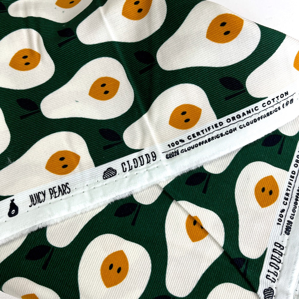 Cloud 9 Fabrics - GOTS Needle Cord - A Walk Remembered Green (Per Metre)