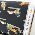 Art Gallery Fabrics - Eve - Untamed Nature Wild Black (Per Metre)