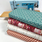Art Gallery Fabrics - Bookish - Geo Open Book - Coral (Per Metre)