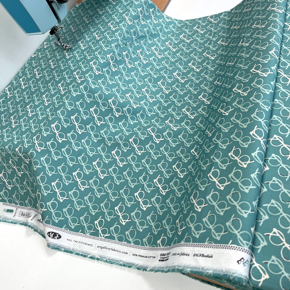 Art Gallery Fabrics - Bookish - Readers Story - Teal