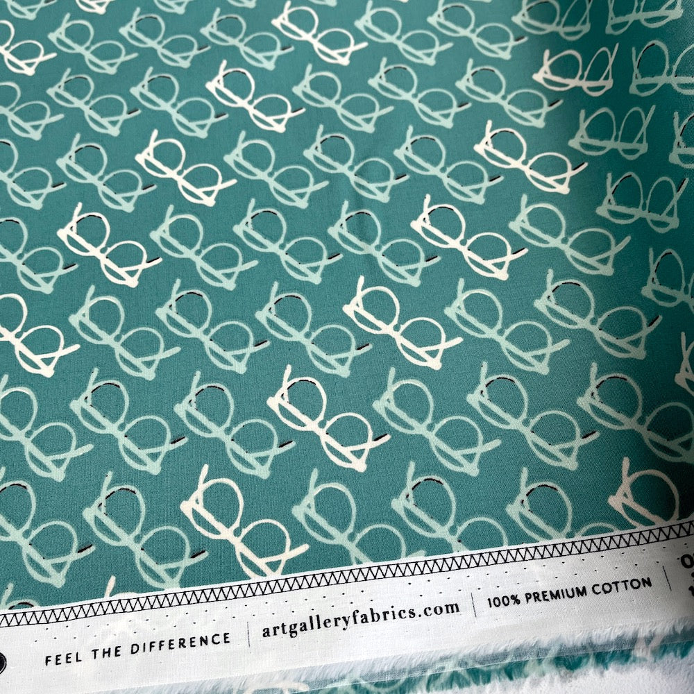 Art Gallery Fabrics - Bookish - Readers Story - Teal