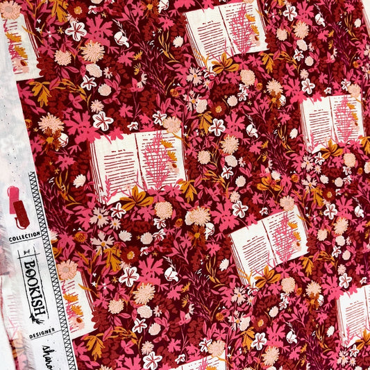 Art Gallery Fabrics - Bookish - Wildest Dreams Floral - Red