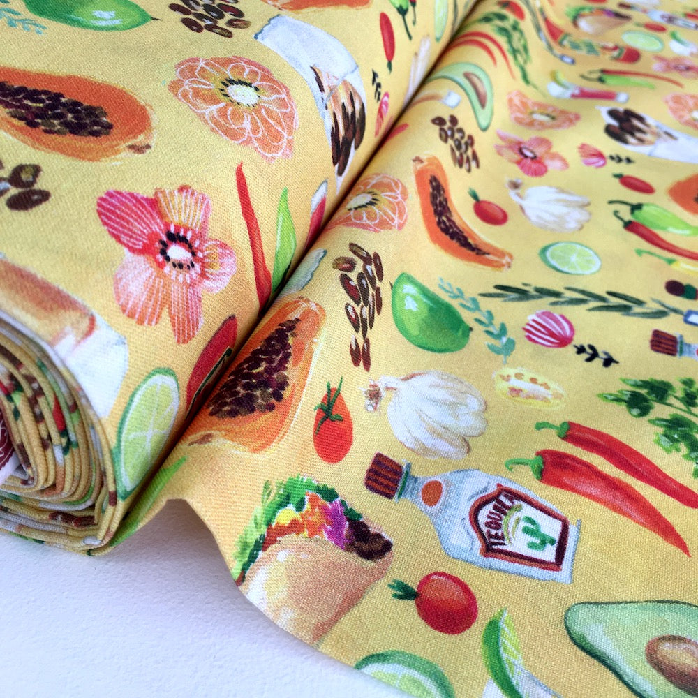 Viva Mexico Taco Time Multi - Frumble Fabrics