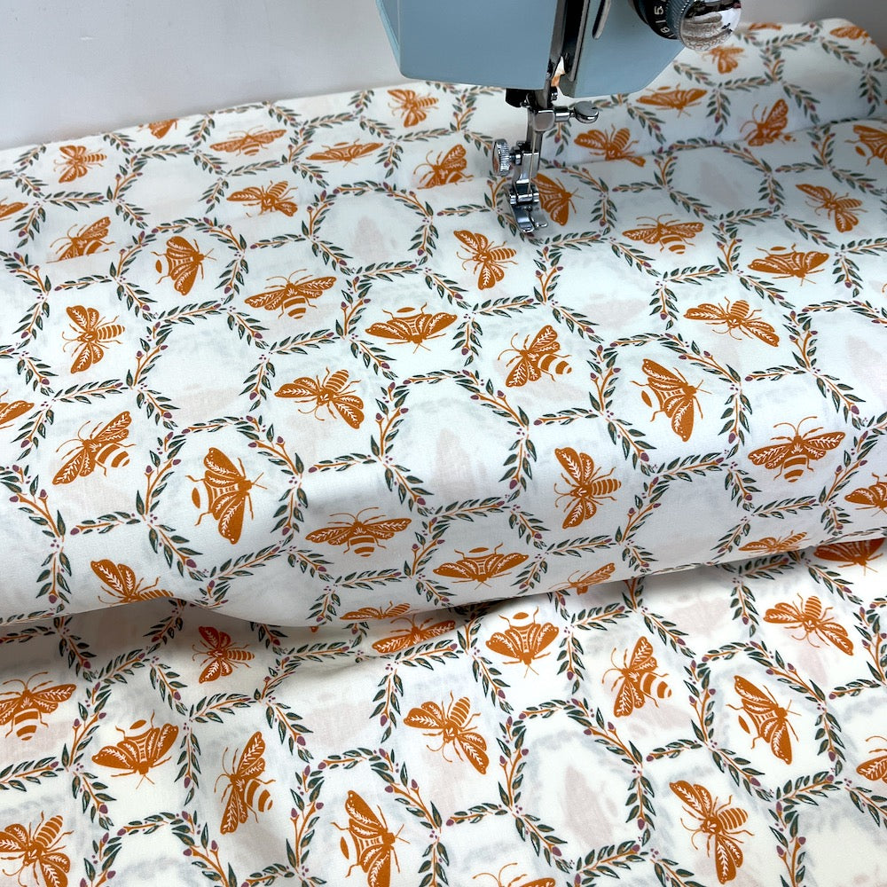 Art Gallery Fabrics - Season And Spice - Bee Wreath (Per Metre)