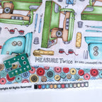 Maywood Studio - Measure Twice - Buttons Blue