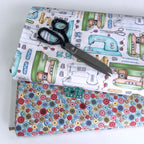 Maywood Studio - Measure Twice - Sewing Tools Pink