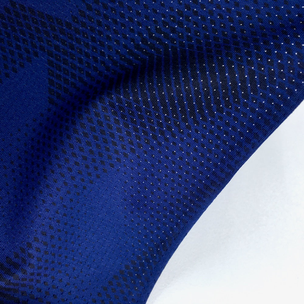 Dry Fit Sports Technical Jersey Geo Navy Blue - Frumble Fabrics