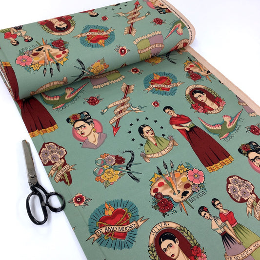 Deco Weight: Si Te Lloro Light Blue - Frumble Fabrics