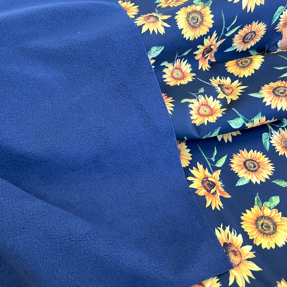 Sunflowers - Softshell - Navy