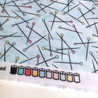 Maywood Studio - Measure Twice - Pins Blue