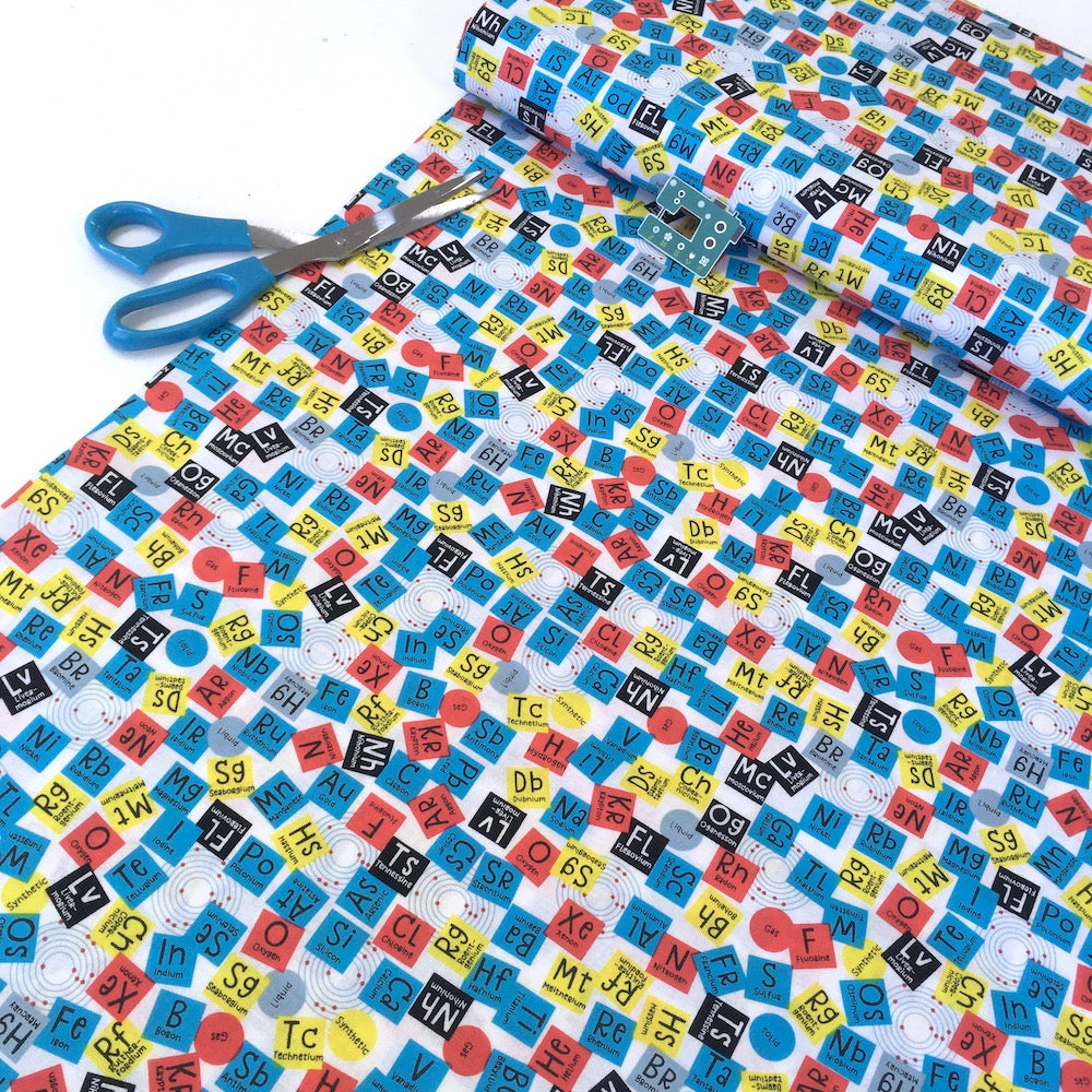 Remnant of Michael Miller - Stem Squad - Periodic Elements White (153cm)