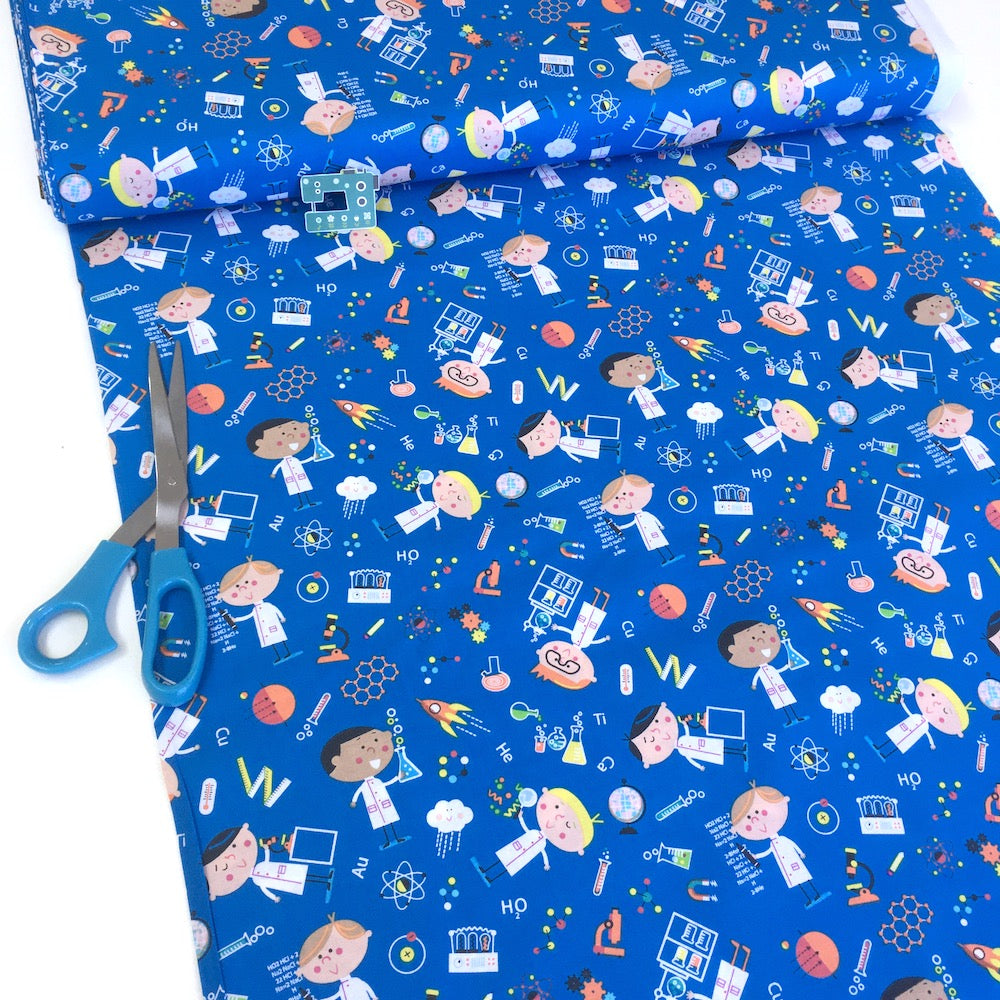 Remnant of Michael Miller - Stem Squad - Science Kids Blue (127cm)